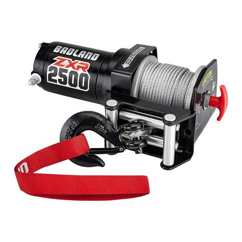 The heavy duty wired remote gives the winch operator mobility for good line of sight while loading. . Badland winch 2500